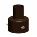 3'' Round Base Ledsion Pole Top Fixture Base