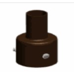 4'' Round Base Ledsion Pole Top Fixture Base