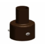 5'' Round Base Ledsion Pole Top Fixture Base